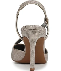 Franco Sarto Peyton Glimmer Fabric Slingback Dress Pumps
