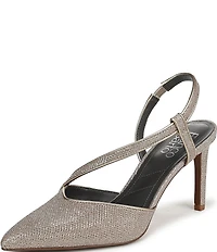 Franco Sarto Peyton Glimmer Fabric Slingback Dress Pumps