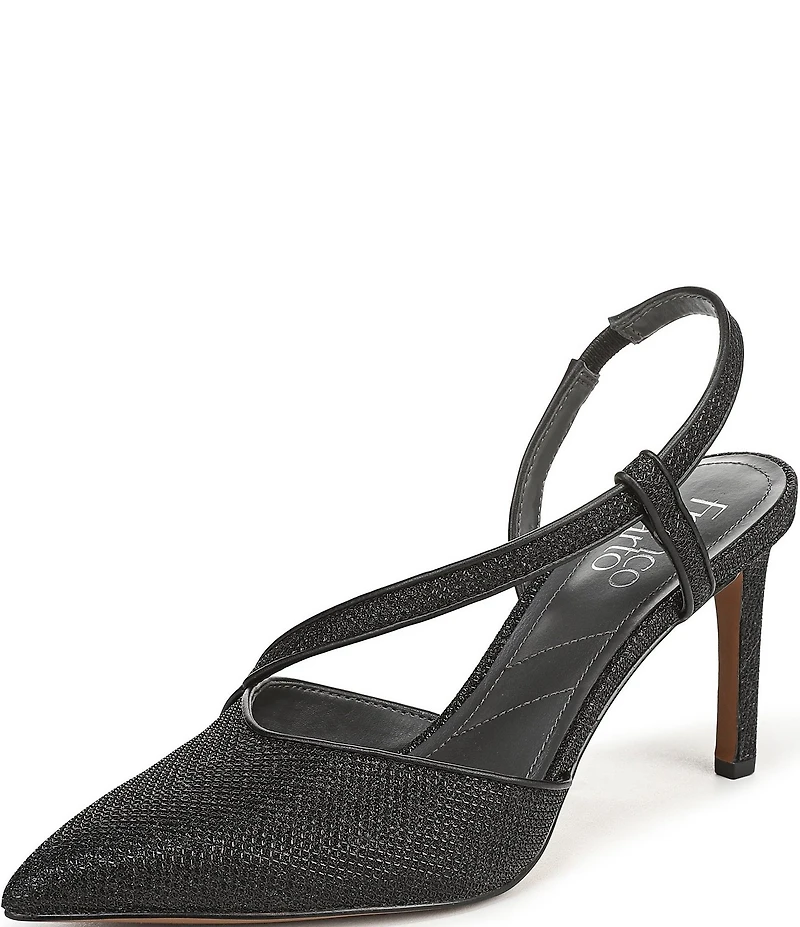 Franco Sarto Peyton Glimmer Fabric Slingback Dress Pumps