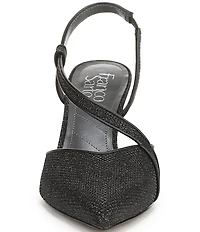Franco Sarto Peyton Glimmer Fabric Slingback Dress Pumps