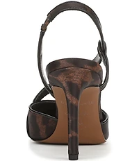 Franco Sarto Peyton Leopard Print Slingback Dress Pumps