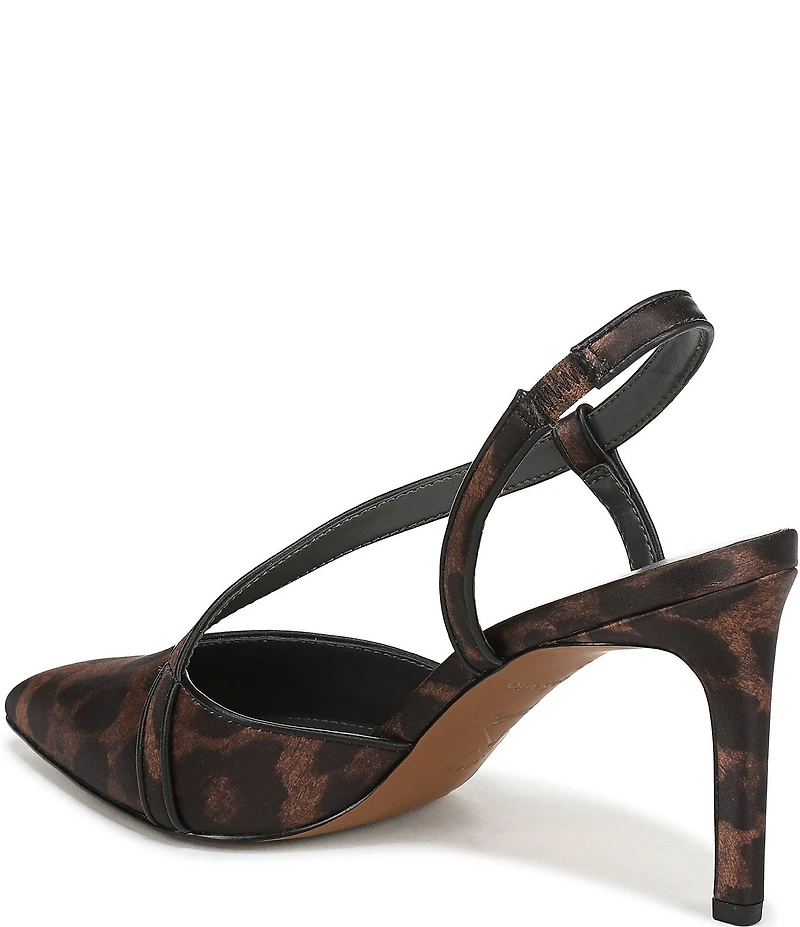 Franco Sarto Peyton Leopard Print Slingback Dress Pumps