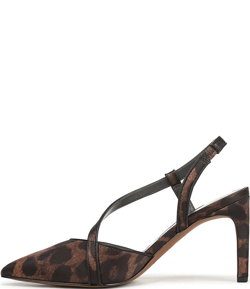 Franco Sarto Peyton Leopard Print Slingback Dress Pumps