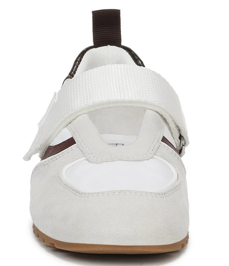 Franco Sarto Raina Hook-and-Loop Snake Print Accent Sneakers