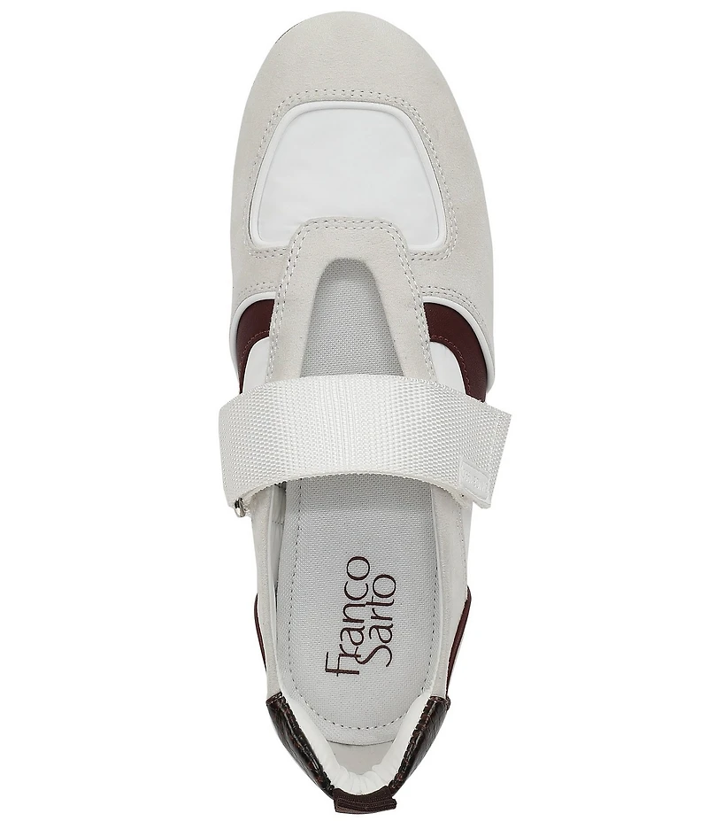 Franco Sarto Raina Hook-and-Loop Snake Print Accent Sneakers