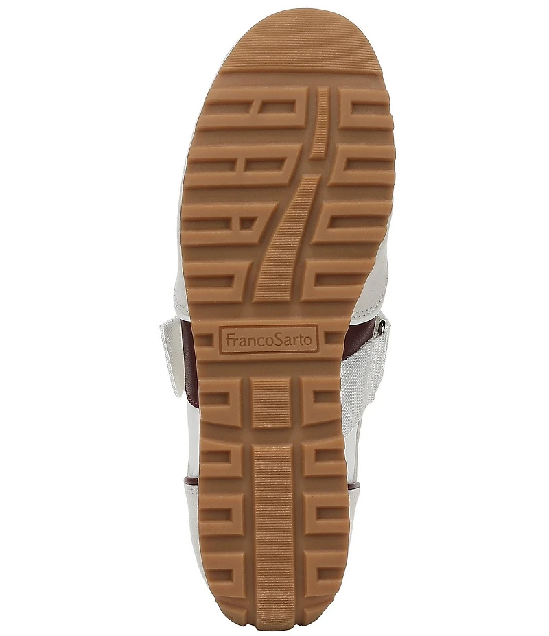 Franco Sarto Raina Hook-and-Loop Snake Print Accent Sneakers