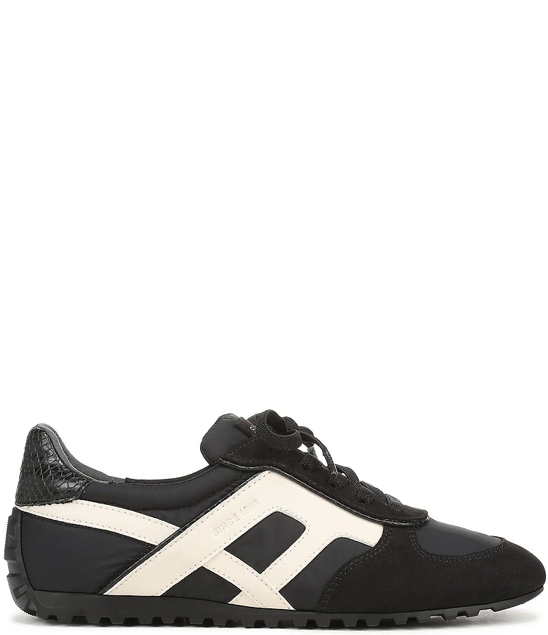 Franco Sarto Raquel Nylon Snake Print Accent Sneakers