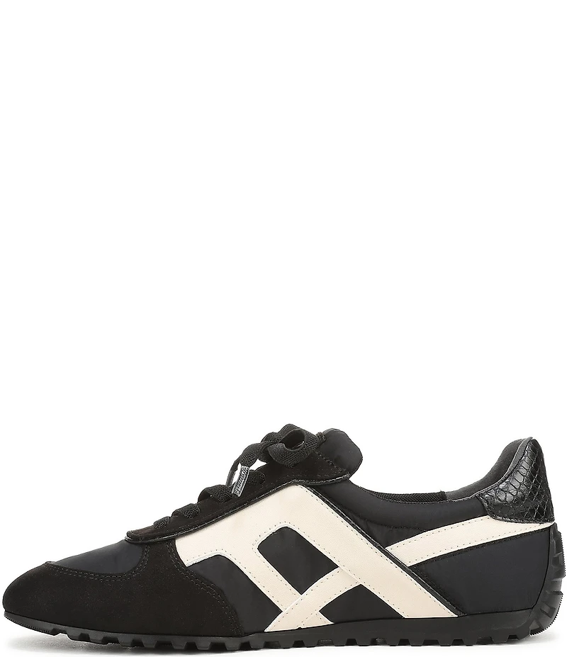 Franco Sarto Raquel Nylon Snake Print Accent Sneakers