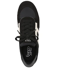 Franco Sarto Raquel Nylon Snake Print Accent Sneakers