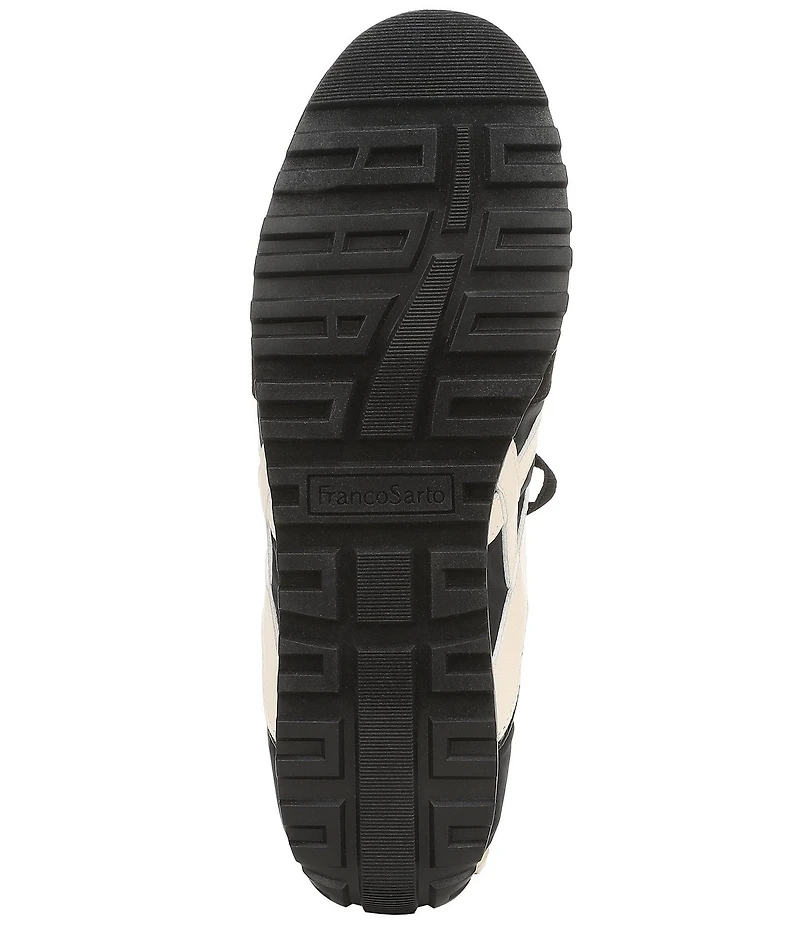 Franco Sarto Raquel Nylon Snake Print Accent Sneakers