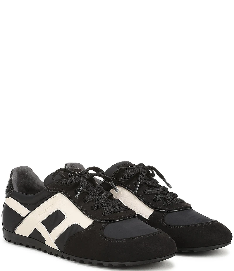 Franco Sarto Raquel Nylon Snake Print Accent Sneakers