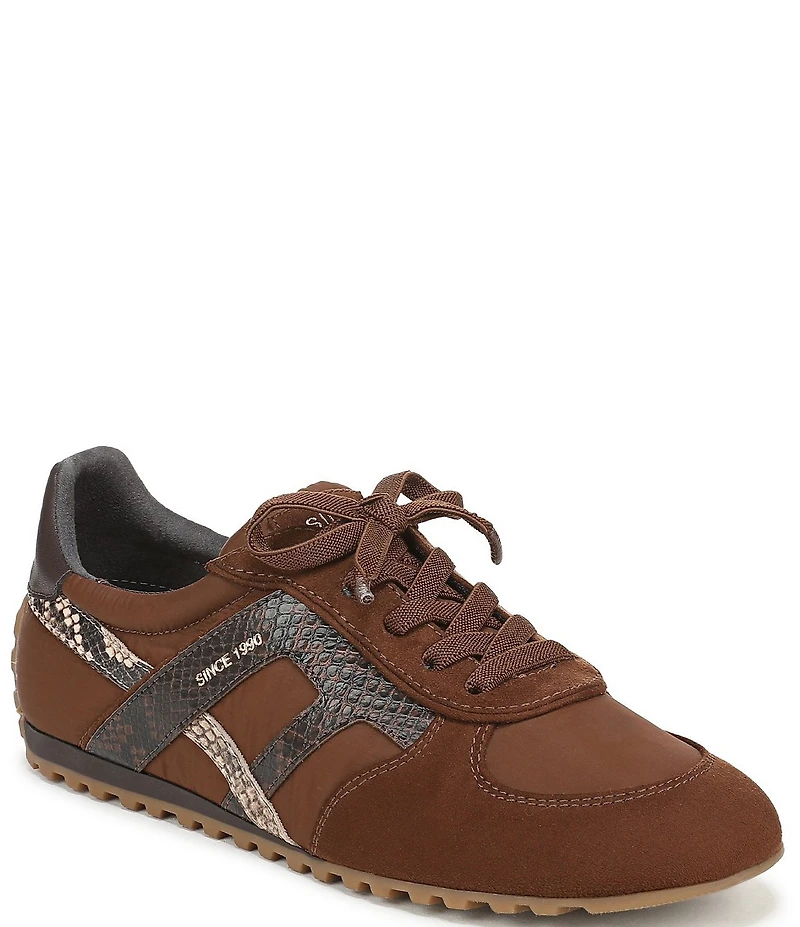 Franco Sarto Raquel Nylon Snake Print Accent Sneakers