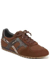 Franco Sarto Raquel Nylon Snake Print Accent Sneakers