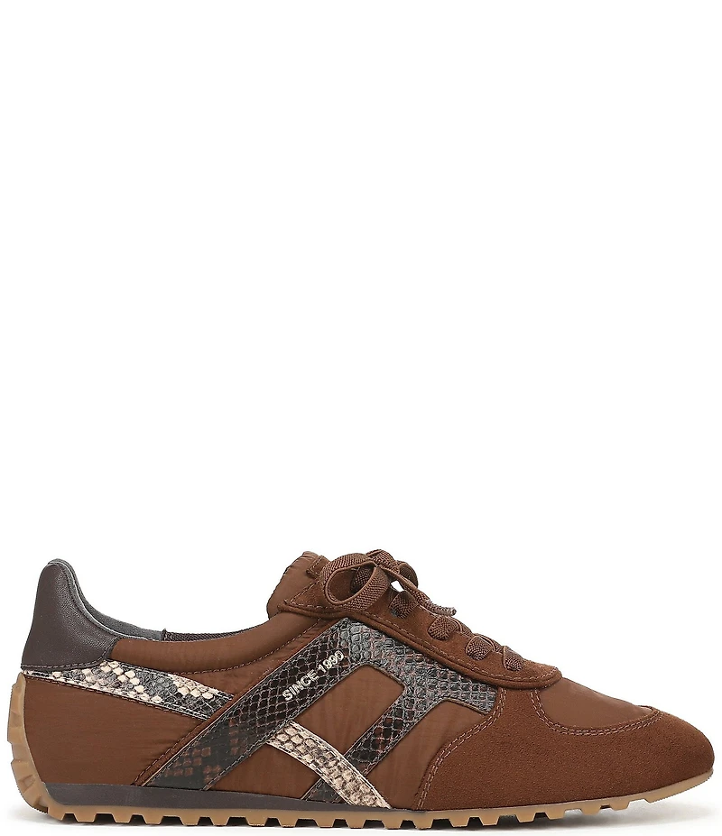 Franco Sarto Raquel Nylon Snake Print Accent Sneakers