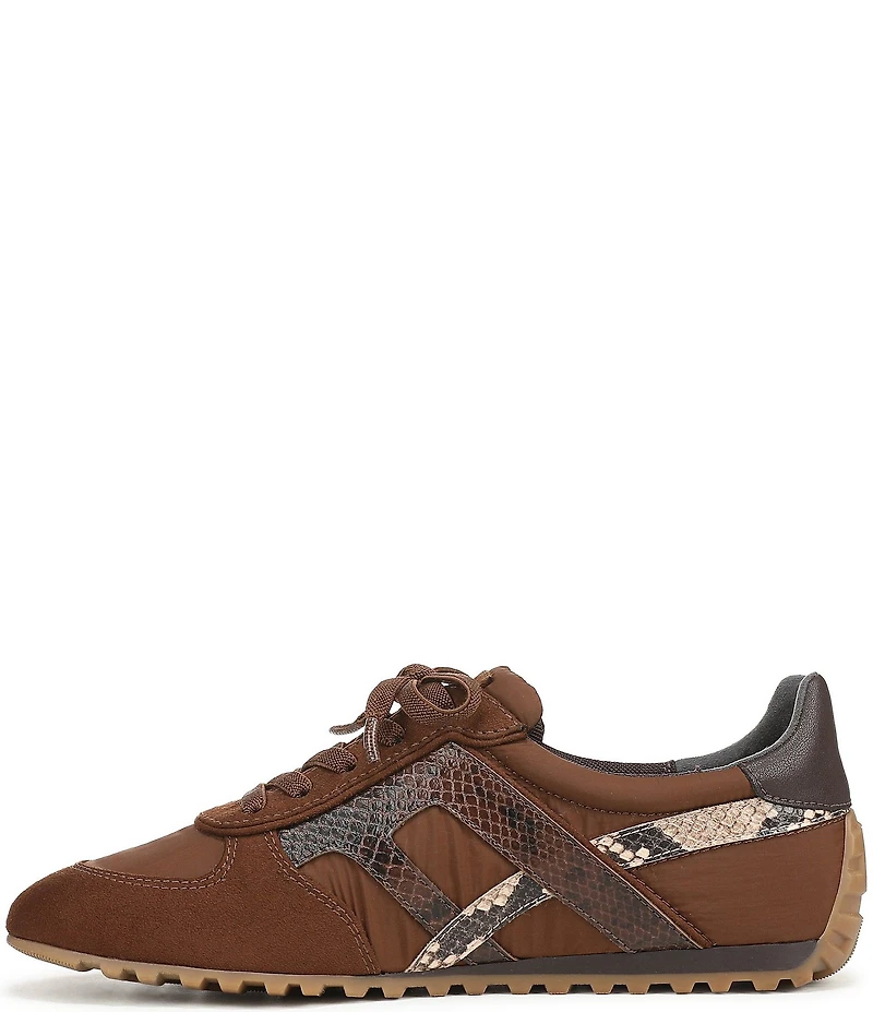 Franco Sarto Raquel Nylon Snake Print Accent Sneakers