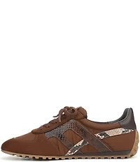 Franco Sarto Raquel Nylon Snake Print Accent Sneakers