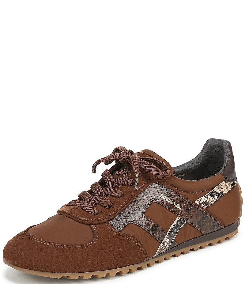 Franco Sarto Raquel Nylon Snake Print Accent Sneakers
