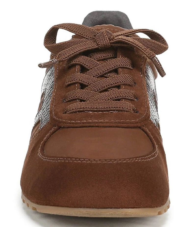Franco Sarto Raquel Nylon Snake Print Accent Sneakers