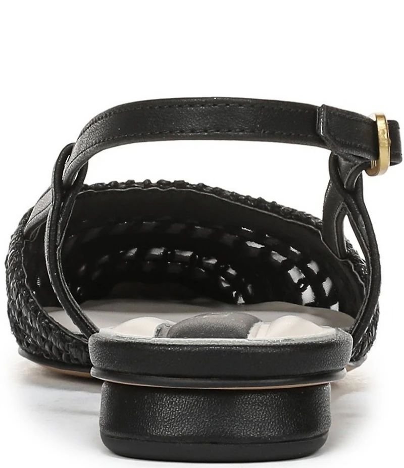 Franco Sarto Riona Woven Raffia Slingback Flats