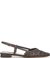 Franco Sarto Riona Woven Raffia Slingback Flats