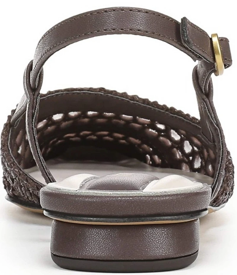 Franco Sarto Riona Woven Raffia Slingback Flats