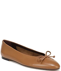 Franco Sarto Rosalee Leather Ballet Bow Flats