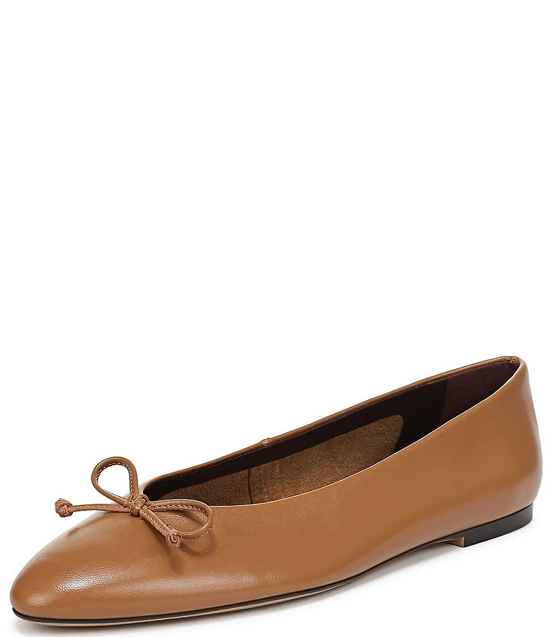 Franco Sarto Rosalee Leather Ballet Bow Flats