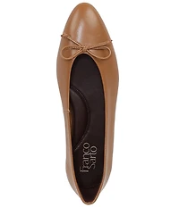 Franco Sarto Rosalee Leather Ballet Bow Flats