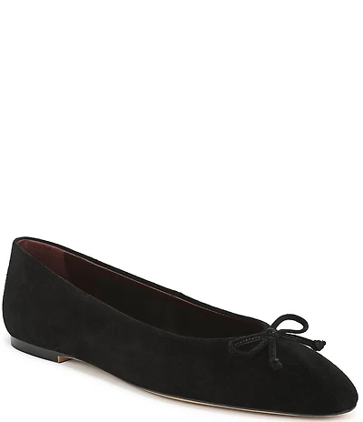 Franco Sarto Rosalee Suede Ballet Bow Flats