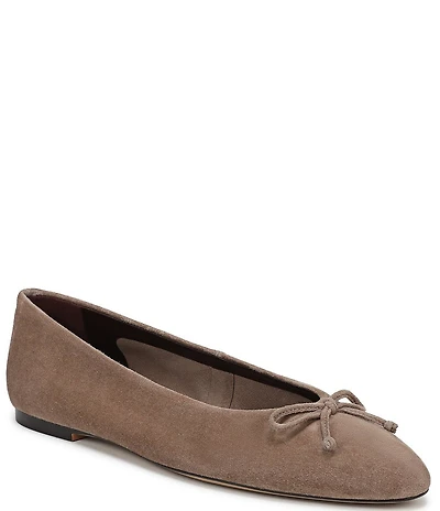 Franco Sarto Rosalee Suede Ballet Bow Flats