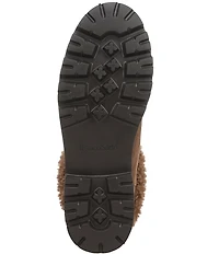 Franco Sarto Sahana Suede Sherpa Collar Booties