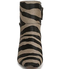 Franco Sarto Saydie2 Zebra Print Calf Hair Booties