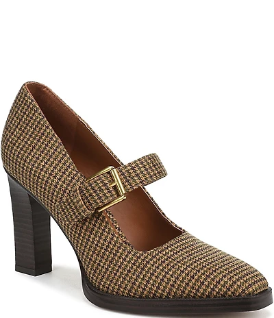 Franco Sarto Shalina Houndstooth Fabric Mary Jane Pumps