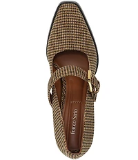 Franco Sarto Shalina Houndstooth Fabric Mary Jane Pumps