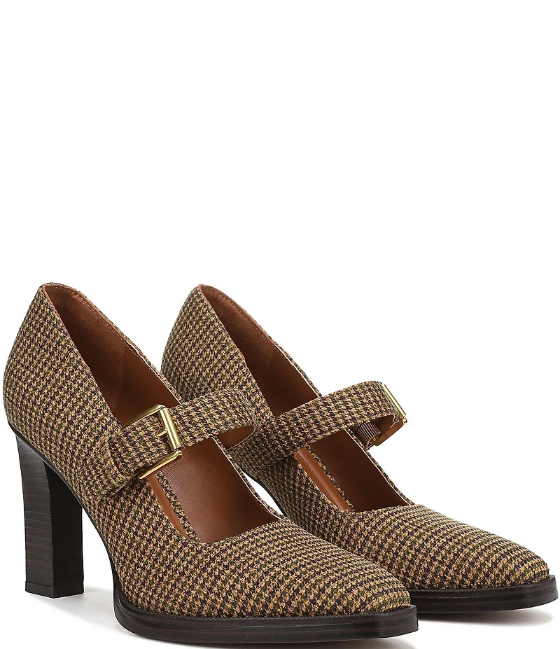 Franco Sarto Shalina Houndstooth Fabric Mary Jane Pumps