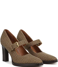 Franco Sarto Shalina Houndstooth Fabric Mary Jane Pumps
