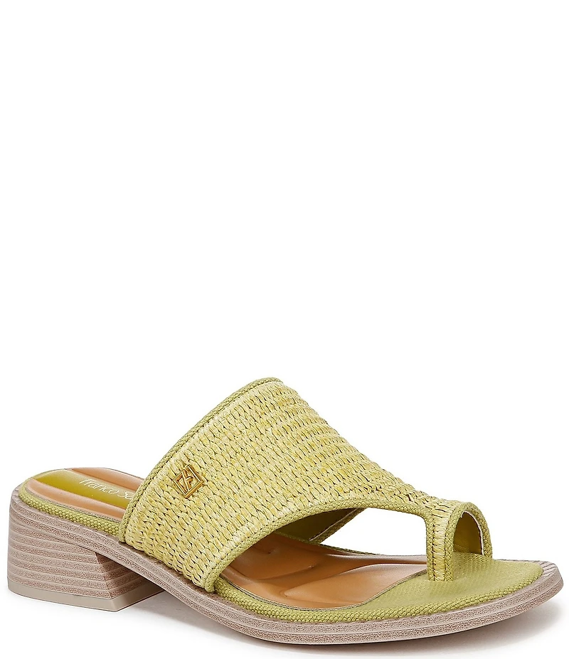 Franco Sarto Sia2 Raffia Toe Loop Sandals