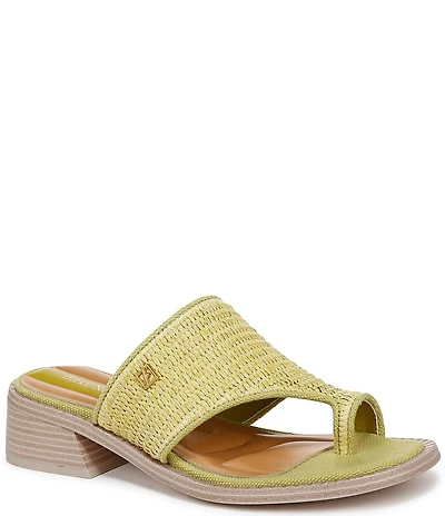 Franco Sarto Sia2 Raffia Toe Loop Sandals