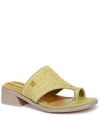 Franco Sarto Sia2 Raffia Toe Loop Sandals