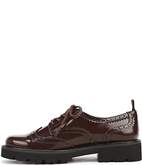 Franco Sarto Subria Patent Brogue Lug Sole Oxfords