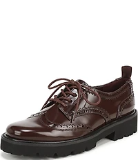 Franco Sarto Subria Patent Brogue Lug Sole Oxfords