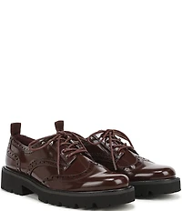 Franco Sarto Subria Patent Brogue Lug Sole Oxfords