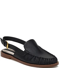 Franco Sarto Sully Leather Slingback Loafers