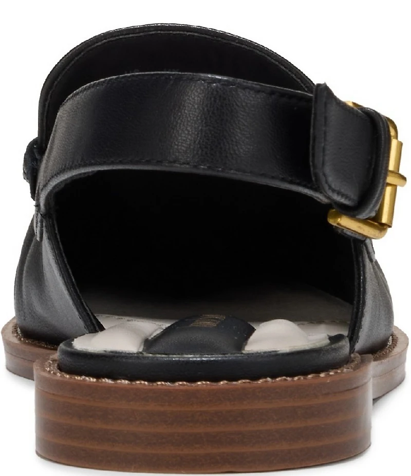 Franco Sarto Sully Leather Slingback Loafers