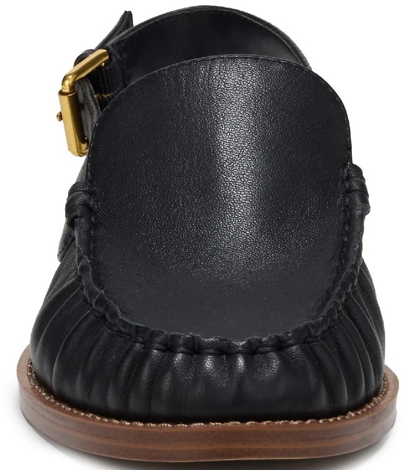 Franco Sarto Sully Leather Slingback Loafers