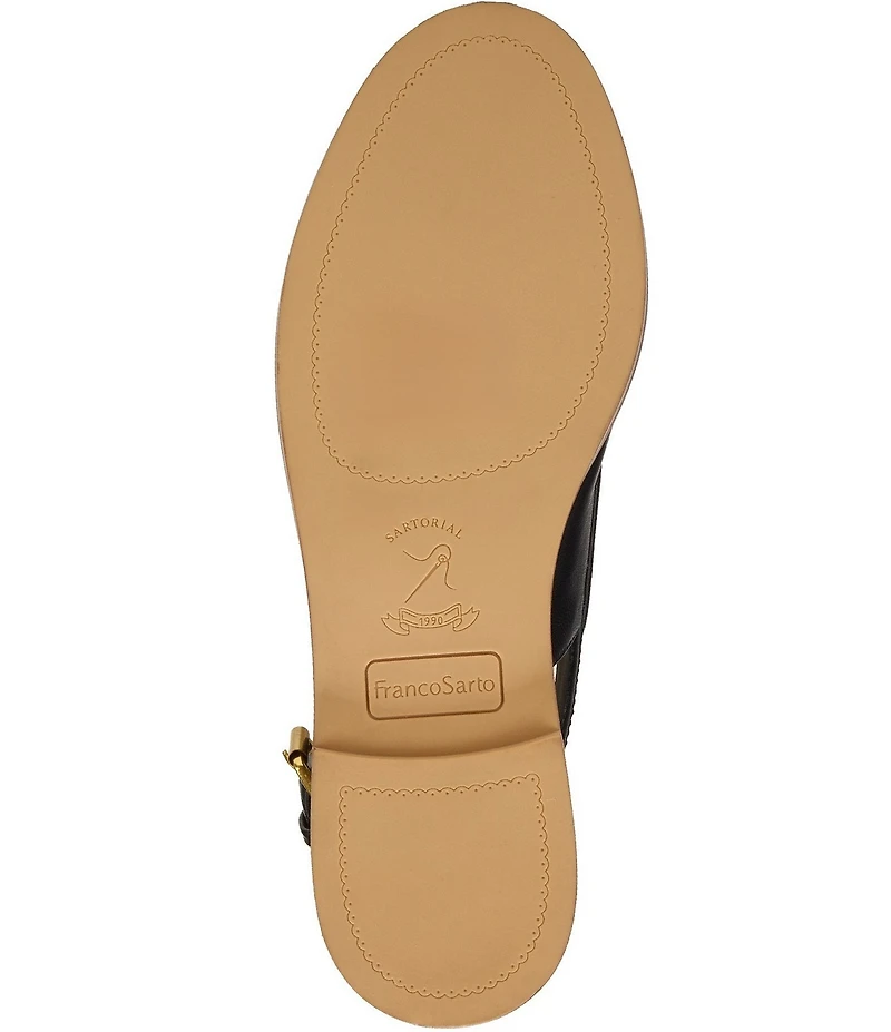 Franco Sarto Sully Leather Slingback Loafers