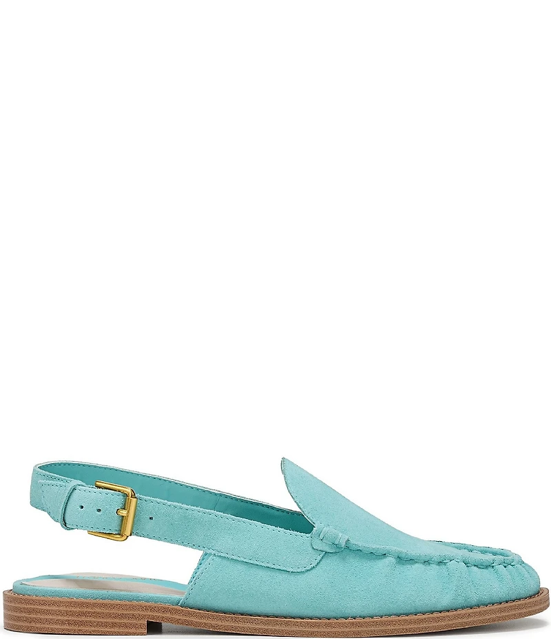 Franco Sarto Sully Suede Slingback Loafers