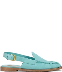 Franco Sarto Sully Suede Slingback Loafers