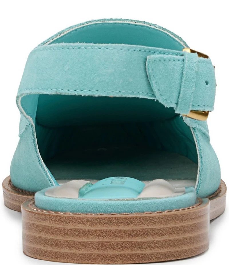 Franco Sarto Sully Suede Slingback Loafers