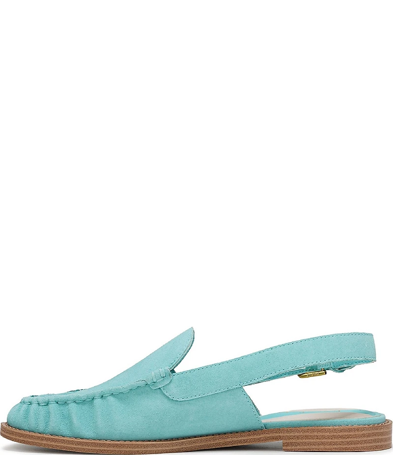 Franco Sarto Sully Suede Slingback Loafers